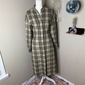 COS Wool Blend Plaid Dress